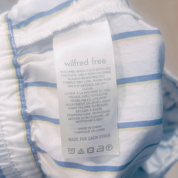 Aritzia_Wilfred Free_Breeze Stripe Boxer Shorts 7”_new without tags - Picture 3 of 8